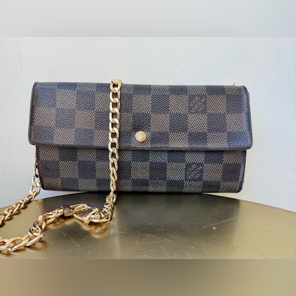 Louis Vuitton Damier crossbody bag clutch wallet - Picture 3 of 9